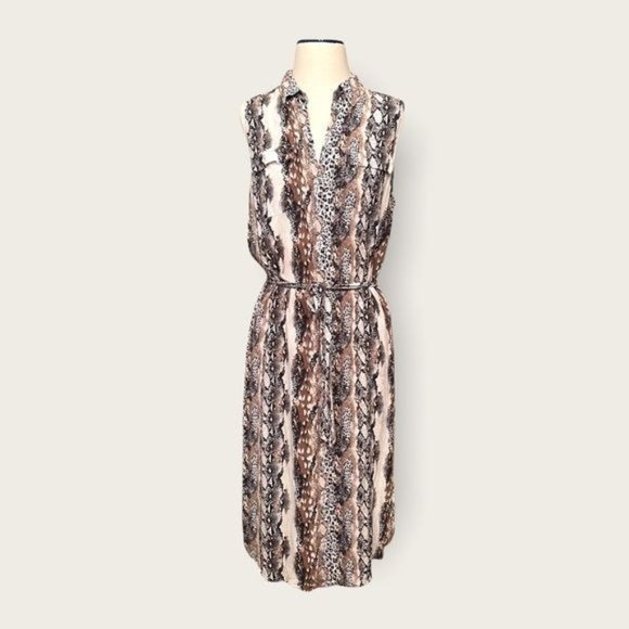 Equipment Dresses & Skirts - Equipment silk snakeskin print dress